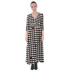 Herd Immunity Button Up Maxi Dress by helendesigns