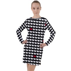 Herd Immunity Long Sleeve Hoodie Dress