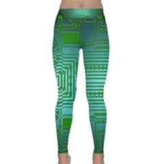 Cross Crossing Crosswalk Line Walk Classic Yoga Leggings by HermanTelo