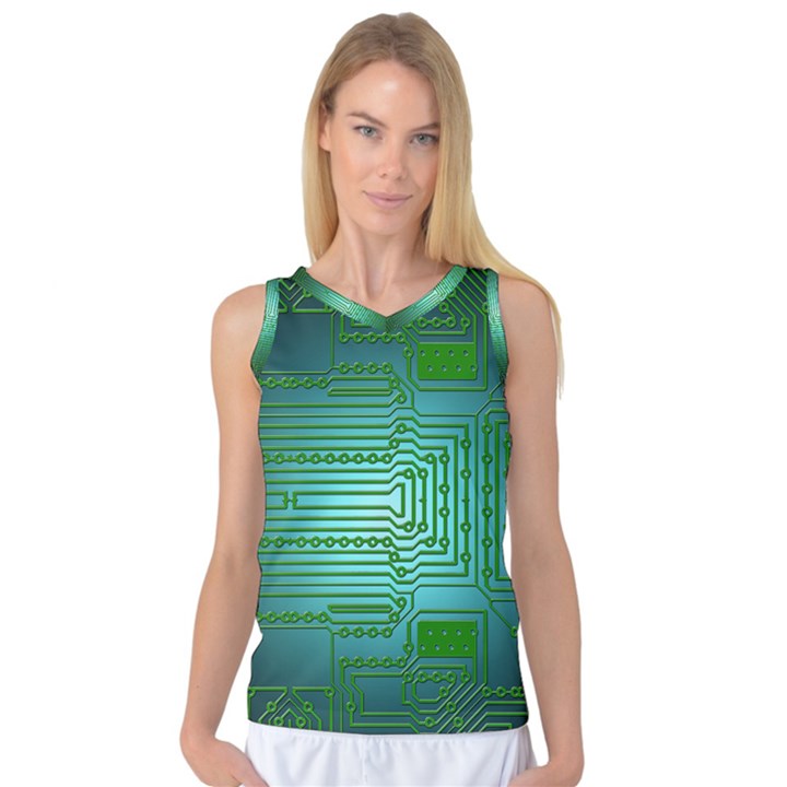 Cross Crossing Crosswalk Line Walk Women s Basketball Tank Top