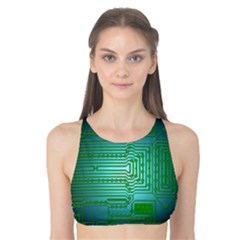 Cross Crossing Crosswalk Line Walk Tank Bikini Top