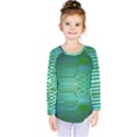 Cross Crossing Crosswalk Line Walk Kids  Long Sleeve Tee View1