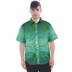 Cross Crossing Crosswalk Line Walk Men s Short Sleeve Shirt