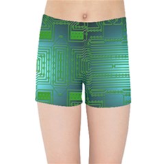 Cross Crossing Crosswalk Line Walk Kids  Sports Shorts by HermanTelo