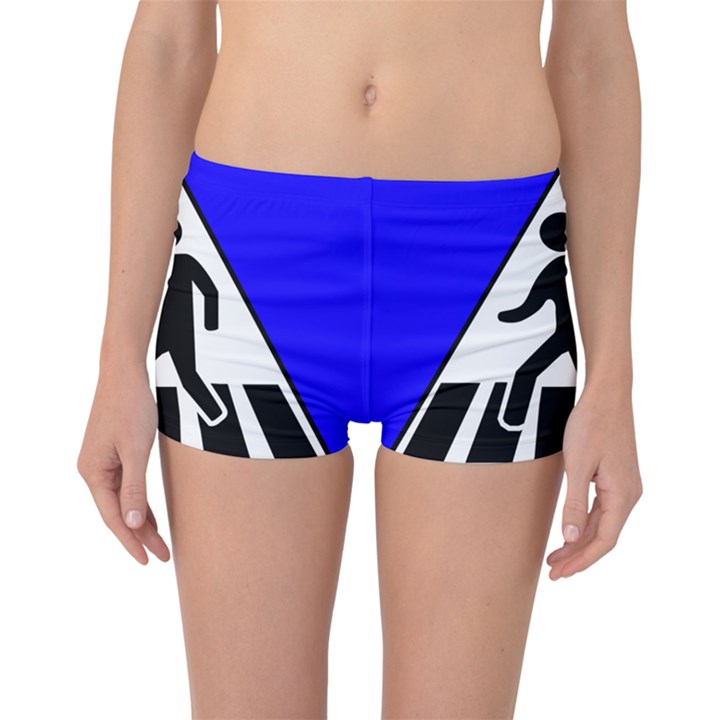 Cross Crossing Crosswalk Line Walk Boyleg Bikini Bottoms