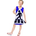 Cross Crossing Crosswalk Line Walk Kids  Tunic Dress View1