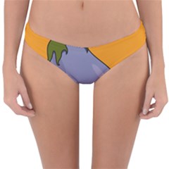 Eggplant Fresh Health Reversible Hipster Bikini Bottoms