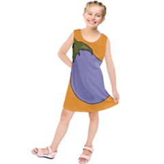 Eggplant Fresh Health Kids  Tunic Dress by Mariart