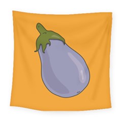 Eggplant Fresh Health Square Tapestry (large) by Mariart