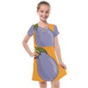 Eggplant Fresh Health Kids  Cross Web Dress View1