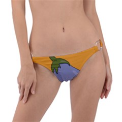 Eggplant Fresh Health Ring Detail Bikini Bottom