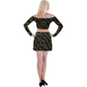 Modern Geometric Print Off Shoulder Top with Mini Skirt Set View2