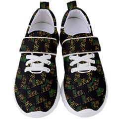 Modern Geometric Print Women s Velcro Strap Shoes by dflcprintsclothing