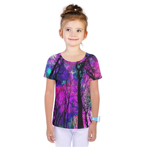 Fairytale Forest Kids  One Piece Tee by augustinet