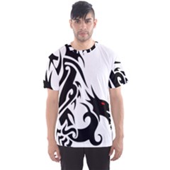 Black Dragon Animal Men s Sport Mesh Tee