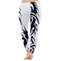 Black Dragon Animal Classic Winter Leggings View4