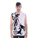 Black Dragon Animal Men s Basketball Tank Top View1