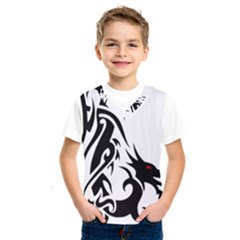 Black Dragon Animal Kids  Sportswear by HermanTelo