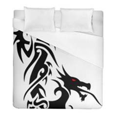 Black Dragon Animal Duvet Cover (full/ Double Size) by HermanTelo