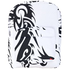 Black Dragon Animal Full Print Backpack