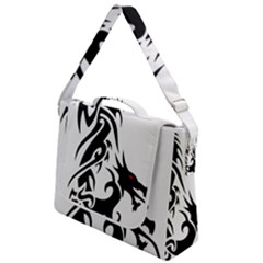 Black Dragon Animal Box Up Messenger Bag by HermanTelo