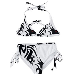 Black Dragon Animal Kids  Classic Bikini Set