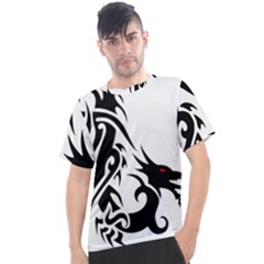 Black Dragon Animal Men s Sport Top