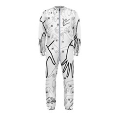 Hands Reference Art Drawing Onepiece Jumpsuit (kids) by Mariart