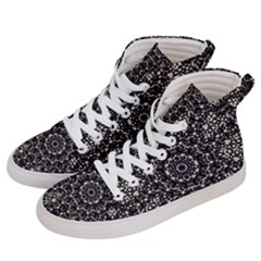 Modern Baroque Print Men s Hi-top Skate Sneakers