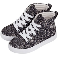 Modern Baroque Print Kids  Hi-top Skate Sneakers