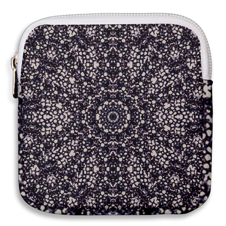 Modern Baroque Print Mini Square Pouch