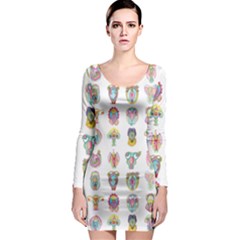 Female Reproductive System  Long Sleeve Bodycon Dress by ArtByAng