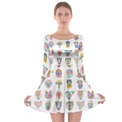 Female Reproductive System  Long Sleeve Skater Dress by ArtByAng