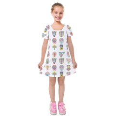 Female Reproductive System  Kids  Short Sleeve Velvet Dress