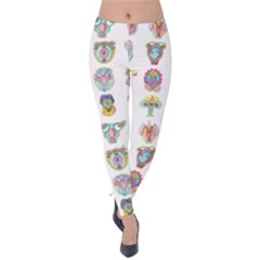 Female Reproductive System  Velvet Leggings