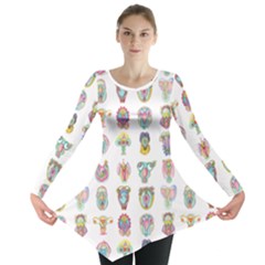 Female Reproductive System  Long Sleeve Tunic  by ArtByAng