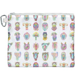 Female Reproductive System  Canvas Cosmetic Bag (xxxl) by ArtByAng