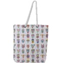 Female Reproductive System  Full Print Rope Handle Tote (Large) View1