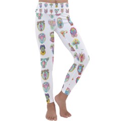 Female Reproductive System  Kids  Lightweight Velour Classic Yoga Leggings by ArtByAng