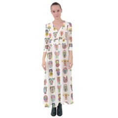 Female Reproductive System  Button Up Maxi Dress by ArtByAng