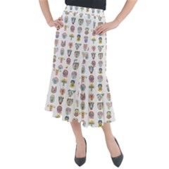 Female Reproductive System  Midi Mermaid Skirt by ArtByAng