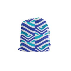 Colored Abstract Print1 Drawstring Pouch (small) by dflcprintsclothing