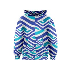 Colored Abstract Print1 Kids  Pullover Hoodie