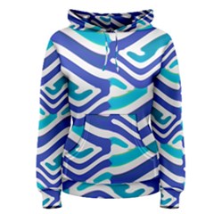 Colored Abstract Print1 Women s Pullover Hoodie