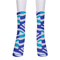 Colored Abstract Print1 Men s Crew Socks by dflcprintsclothing