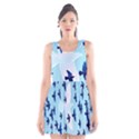 Illustrations Birds Flying Scoop Neck Skater Dress View1