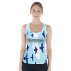 Illustrations Birds Flying Racer Back Sports Top by HermanTelo