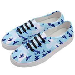 Illustrations Birds Flying Women s Classic Low Top Sneakers by HermanTelo