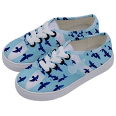 Illustrations Birds Flying Kids  Classic Low Top Sneakers