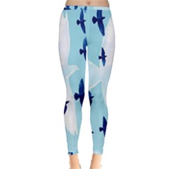 Illustrations Birds Flying Inside Out Leggings